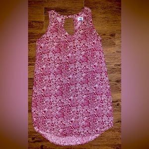 Old Navy sleeveless V Neck keyhole dress size medium